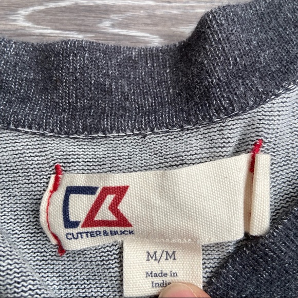 CUTTER & BUCK Grandpa Cardigan Button Down Oversized Slouchy Medium - Picture 5 of 7